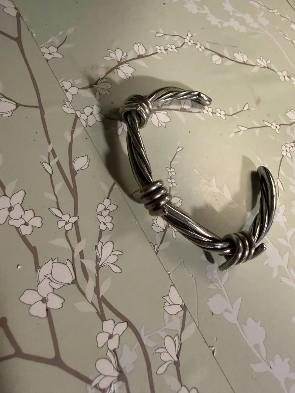 Stainless steel barbed wired  bracelet unisex